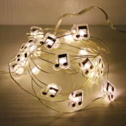 Lichtsnoer LED Muzieknoten