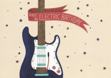 Ansichtkaart have an electric birthday