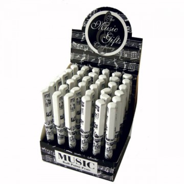 Balpen met dop notenbalken