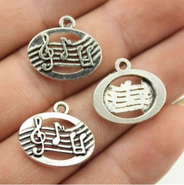 Bedelhangertje notenbalk in rondje