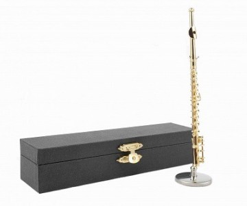 Beeldje miniatuur dwarsfluit