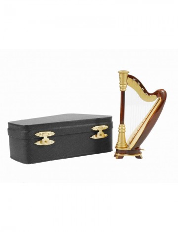 Beeldje miniatuur harp