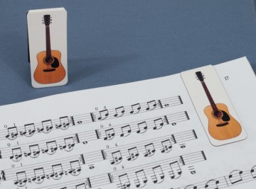 Boekenlegger magnetisch akoustische gitaar 2