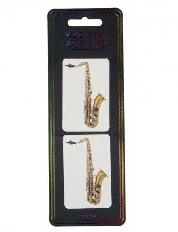 Boekenlegger magnetisch saxofoon