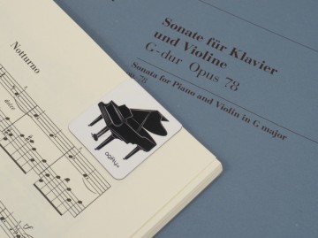 Boekenlegger magnetisch vleugelpiano 2