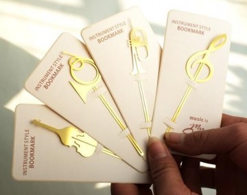 Boekenlegger muziekinstrument 0