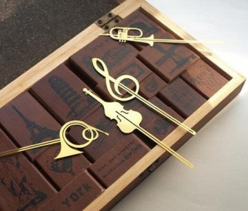 Boekenlegger muziekinstrument 2 2