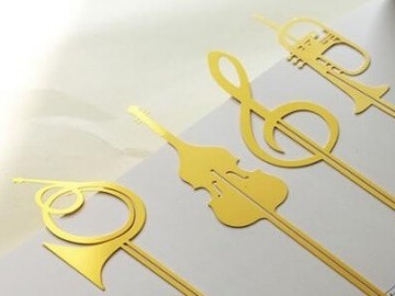 Boekenlegger muziekinstrument 3 1