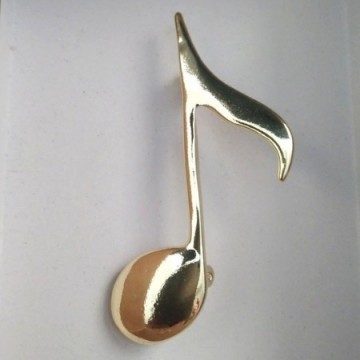Broche muzieknoot 1
