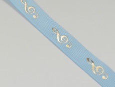 Cadeaulint blauw goud