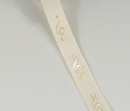 Cadeaulint creme goud