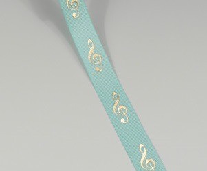 Cadeaulint lichtblauw goud