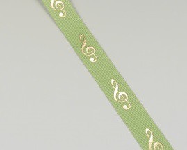 Cadeaulint lichtgroen goud