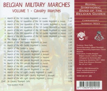 Cd belgian military marches 1 bottom