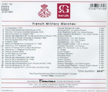 Cd french military marches bottom