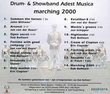 Cd marching 2000  bottom