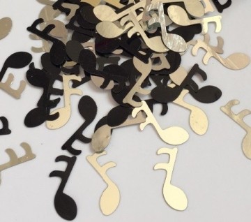Confetti muzieknoot