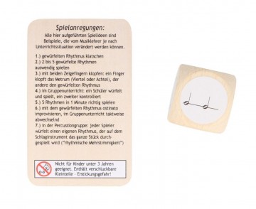 Dobbelsteenspelletje muzieknoten 2