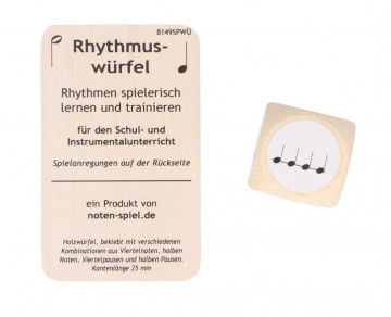 Dobbelsteenspelletje muzieknoten