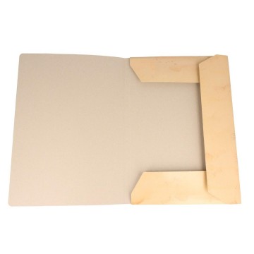 Elastiekmap notenbalken golvend creme 2