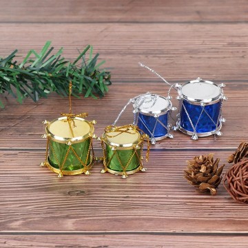 Kerst trommels gekleurd 25 cm 6 1