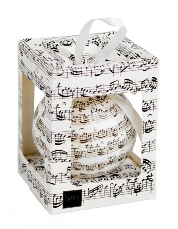 Kerstbal notenbalken 2