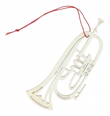 Kersthanger bugel hout