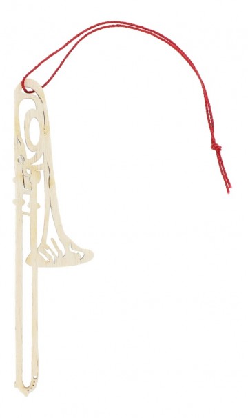 Kersthanger trombone hout