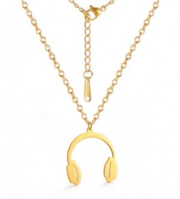 Ketting koptelefoon goud