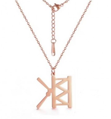 Ketting trommel rose goud