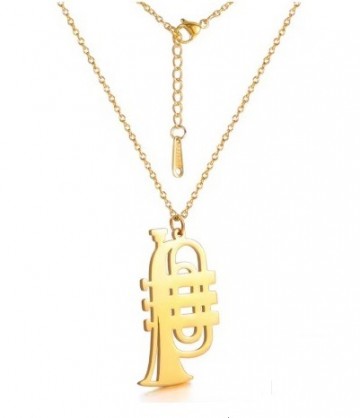 Ketting trompet cornet goud