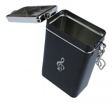 Koffie thee voorraadblik vioolsleutel 2