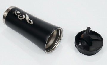 Koffie thermosbeker vioolsleutel 2