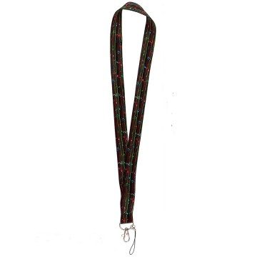 Lanyard gekleurde notenbalk afmeting