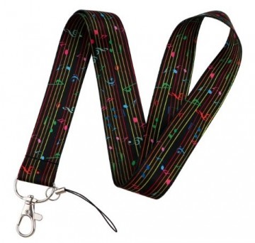 Lanyard gekleurde notenbalk