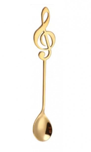 Lepeltje vioolsleutel goud