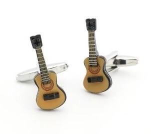 Manchetknopen gitaar