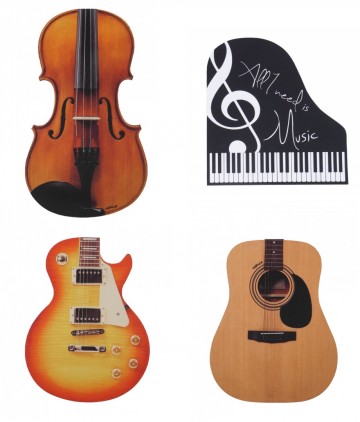 Muismat muziekinstrumenten