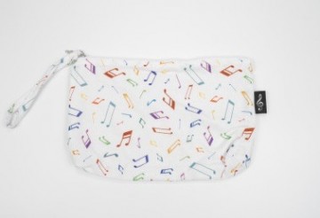 Multicase agifty muzieknoten wit kleurig