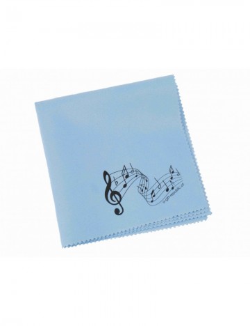 Muziekinstrumentenreinigingsdoekje blauw 2