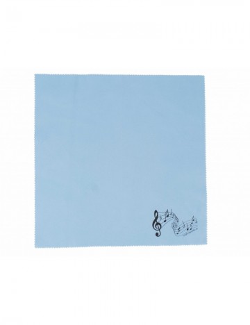 Muziekinstrumentenreinigingsdoekje blauw