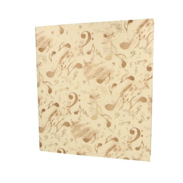 Ordner muziektekens creme