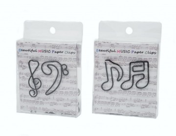 Paperclips muziektekens set van 12