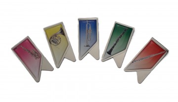 Papierklemmen muziekinstrumenten c1