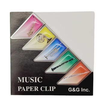 Papierklemmen muziekinstrumenten