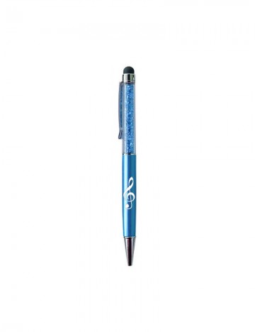 Pen kristal blauw