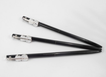 Pen viool wit zilver