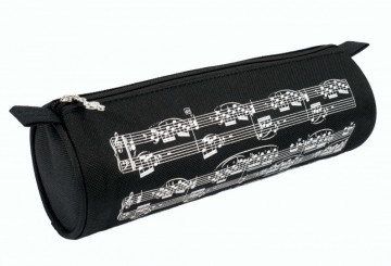 Pennenzakje notenbalken zwart wit