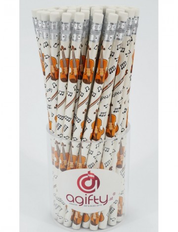 Potlood viool muzieknoten 3