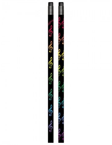 Potlood vioolsleutel zwart kleurig